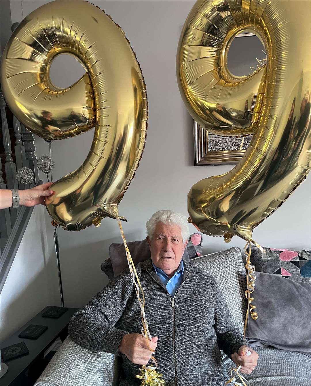 Roy Harrison celebrated 99th birthday with his close-knit family