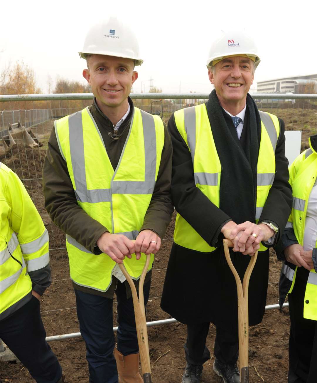 Dartford council managing director Graham Harris, picture right, oversaw the Bridge development among many others during his time Picture: Steve Crispe