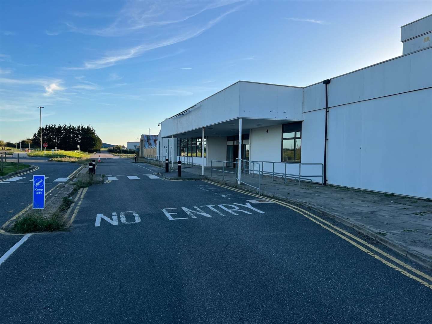 Exterior of the old passenger terminal building today