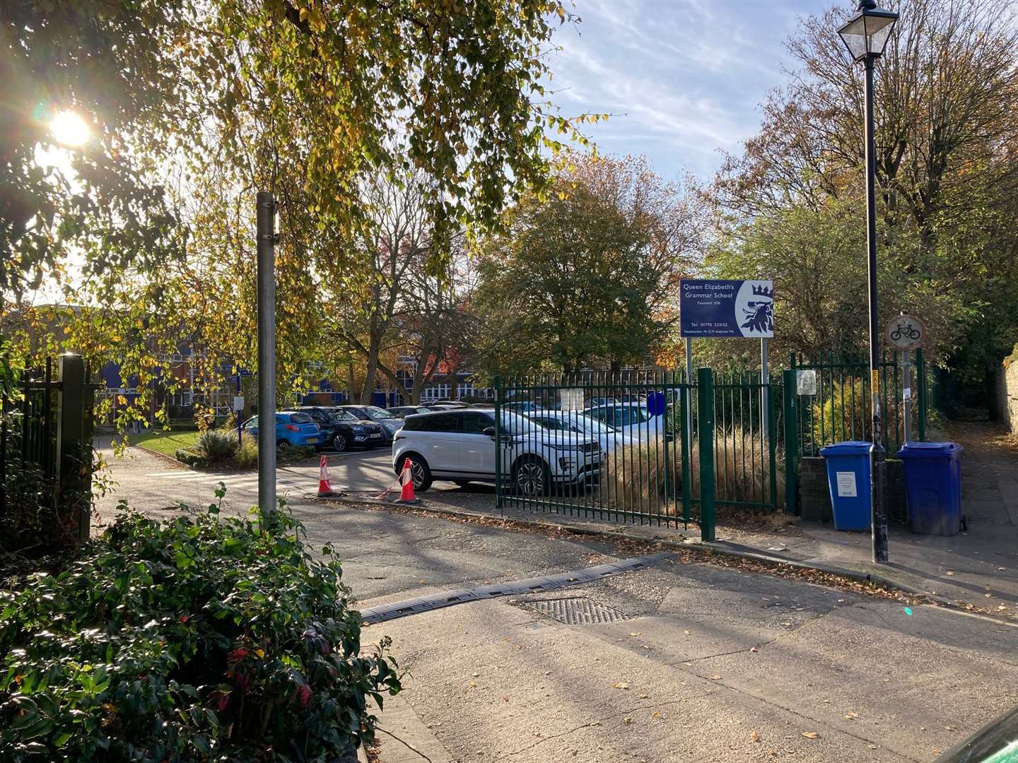 The incident happened at the Queen Elizabeth Grammar School in Faversham