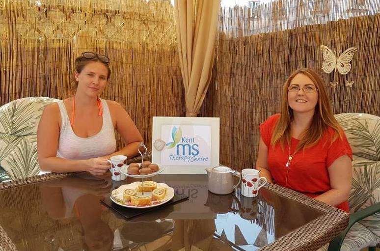 Tabitha Castle, right, will skydive with friend Anne-Marie Bundock