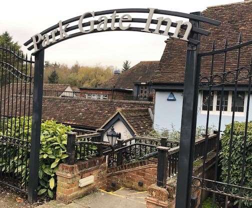 This is the main entrance to the pub from the car park, just follow the steps down to the entrance hall at the bottom