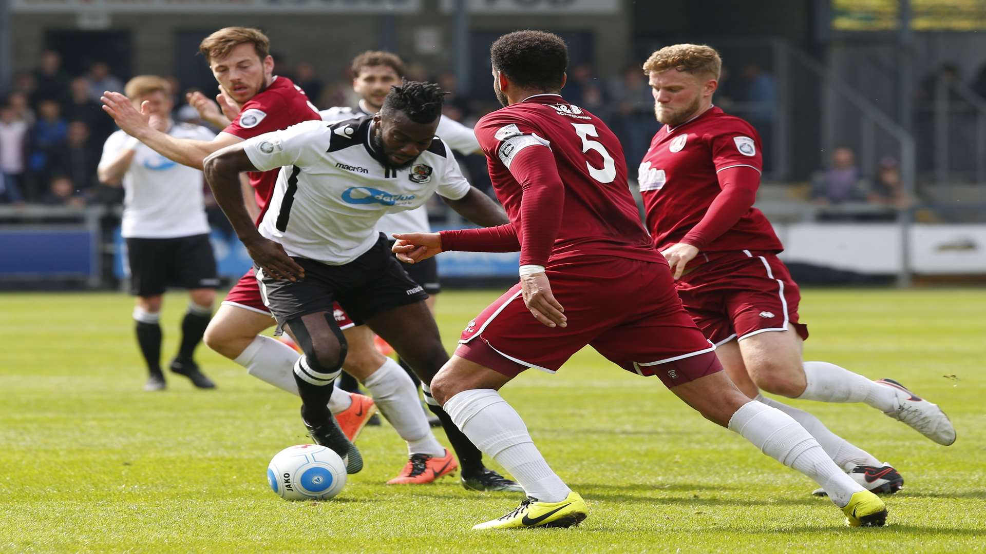 Dartford and Chelmsford met in the play-offs last season Picture: Andy Jones