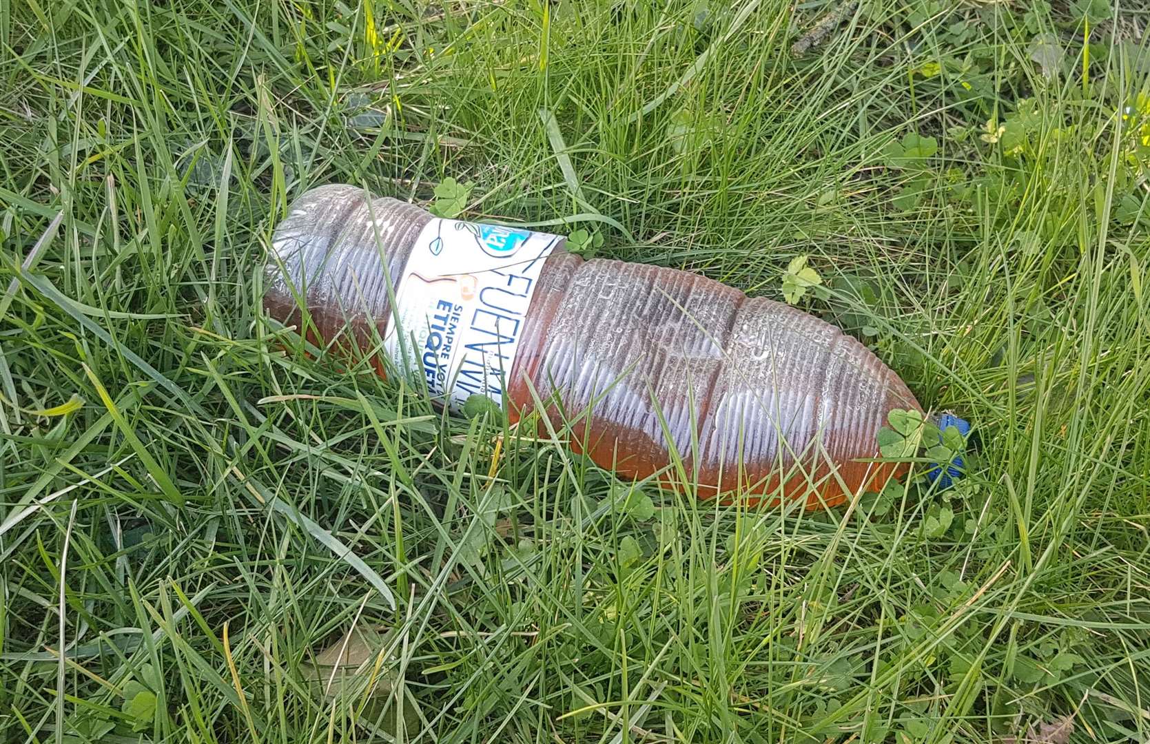 Bottles of urine are also a common sight along the industrial estate stretch of Pike Road