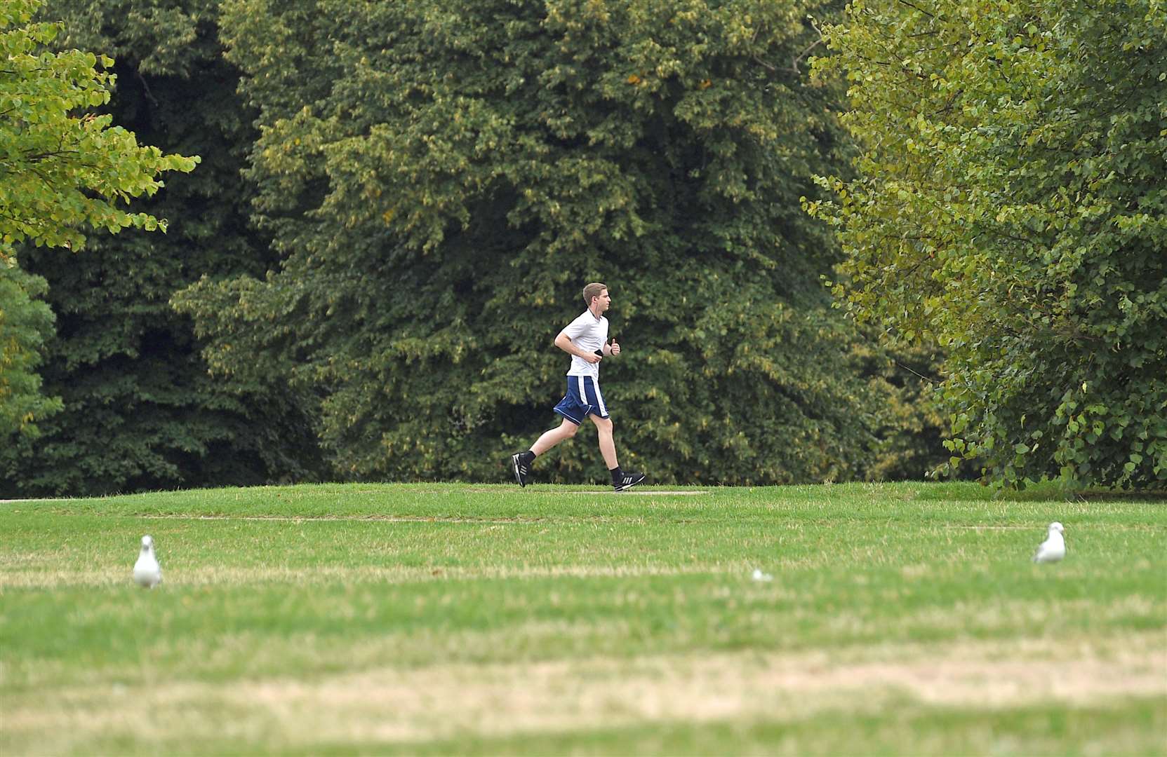 People are allowed to go outside to exercise (Kirsty O’Connor/PA)