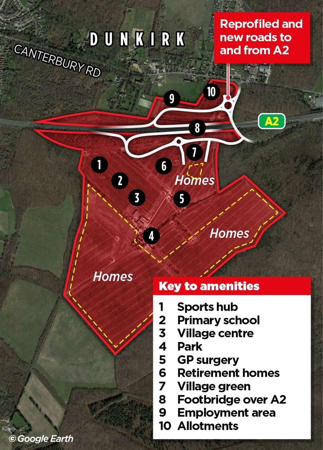 The Winterbourne Fields development is between Faversham and CanterburyPicture: Shaptor Capital