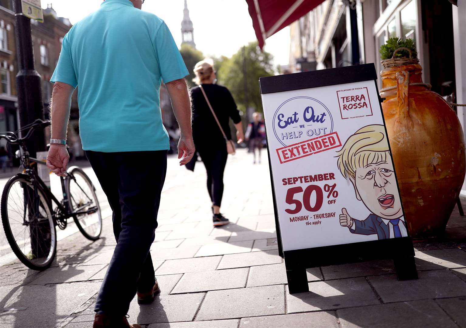 The Eat Out to Help Out food discount scheme was rolled out in 2020 (Yui Mok/PA)