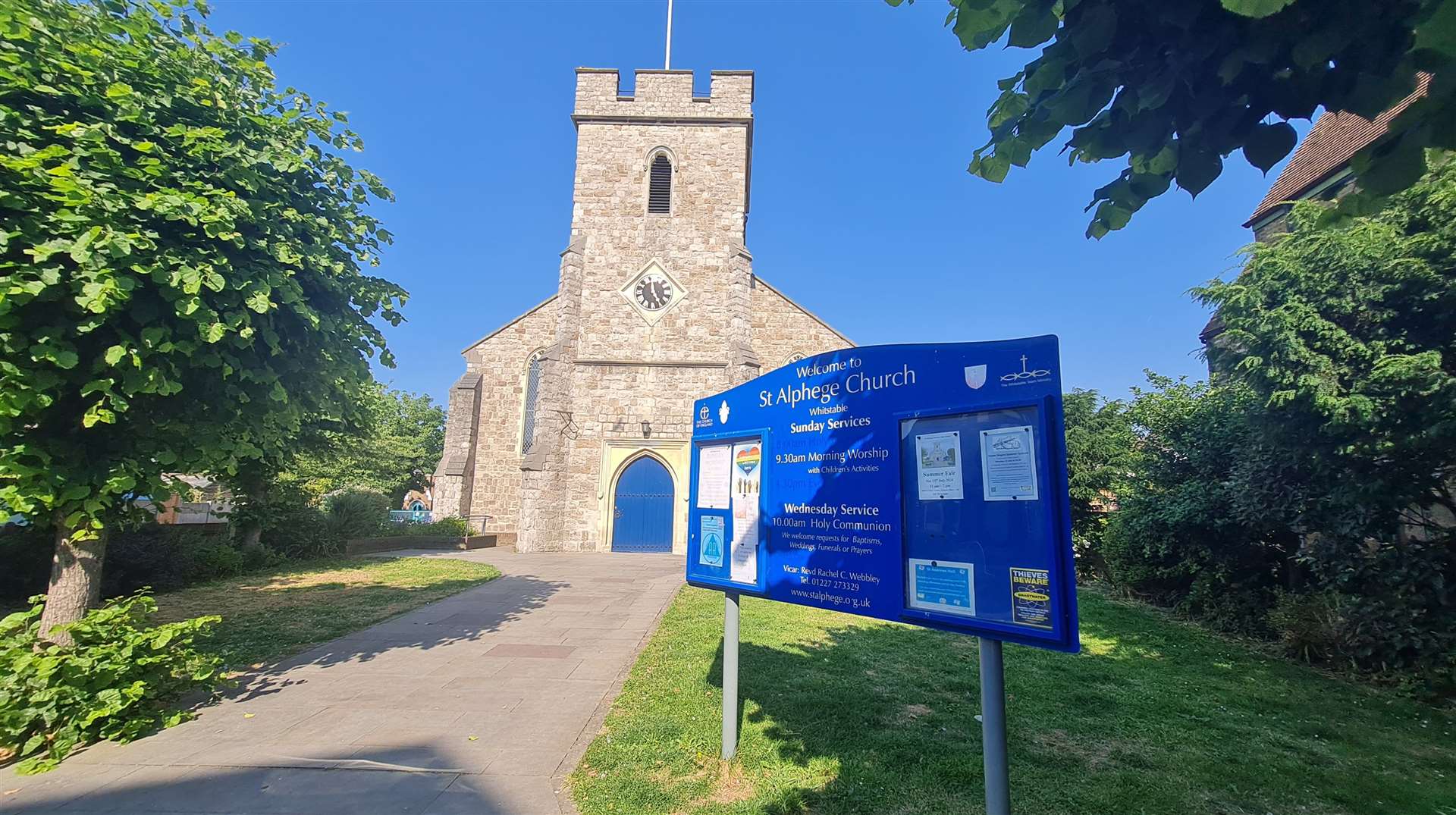 St Alphege Church in Whitstable