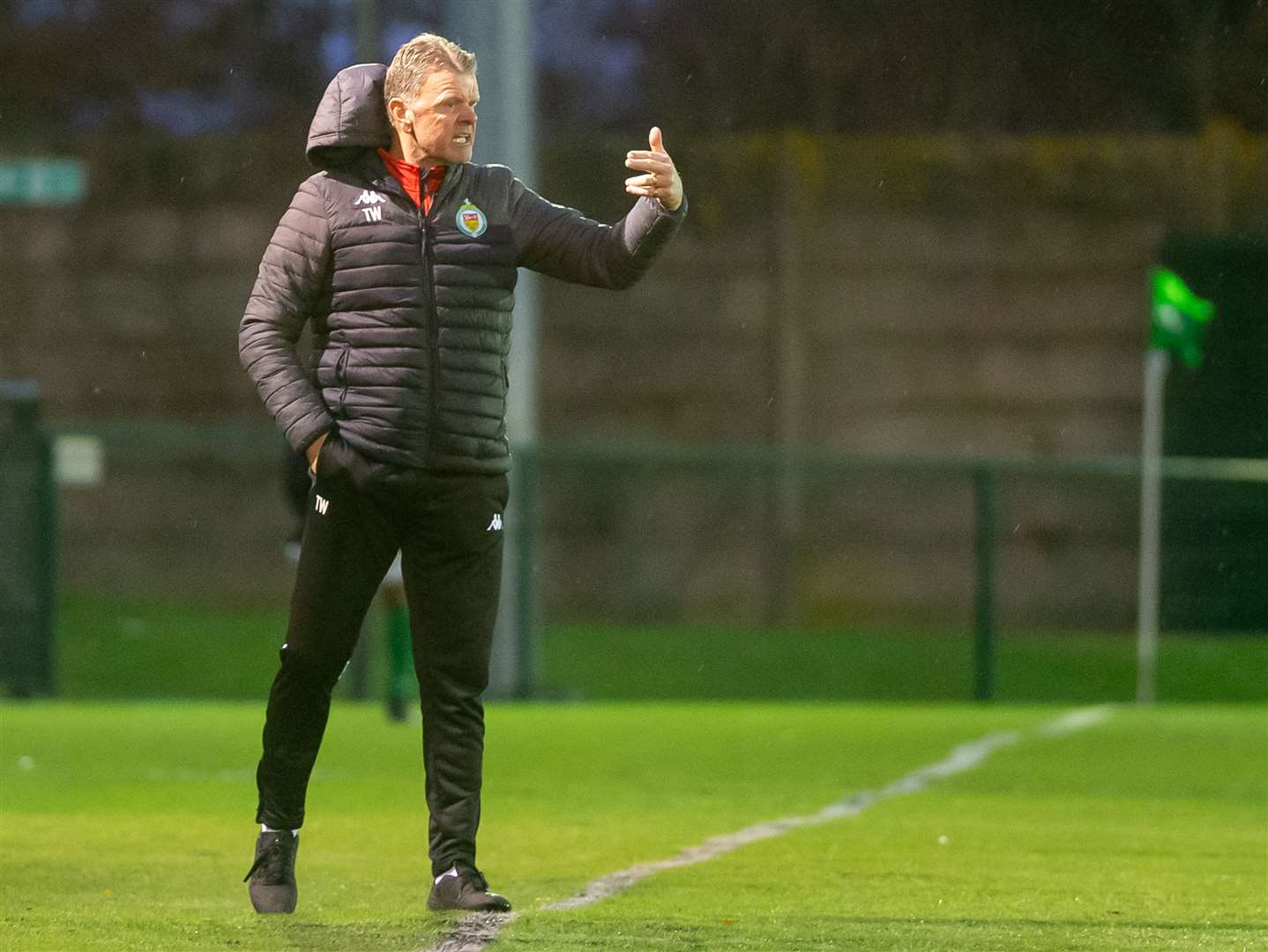Ashford United manager Tommy Warrilow Picture: Ian Scammell