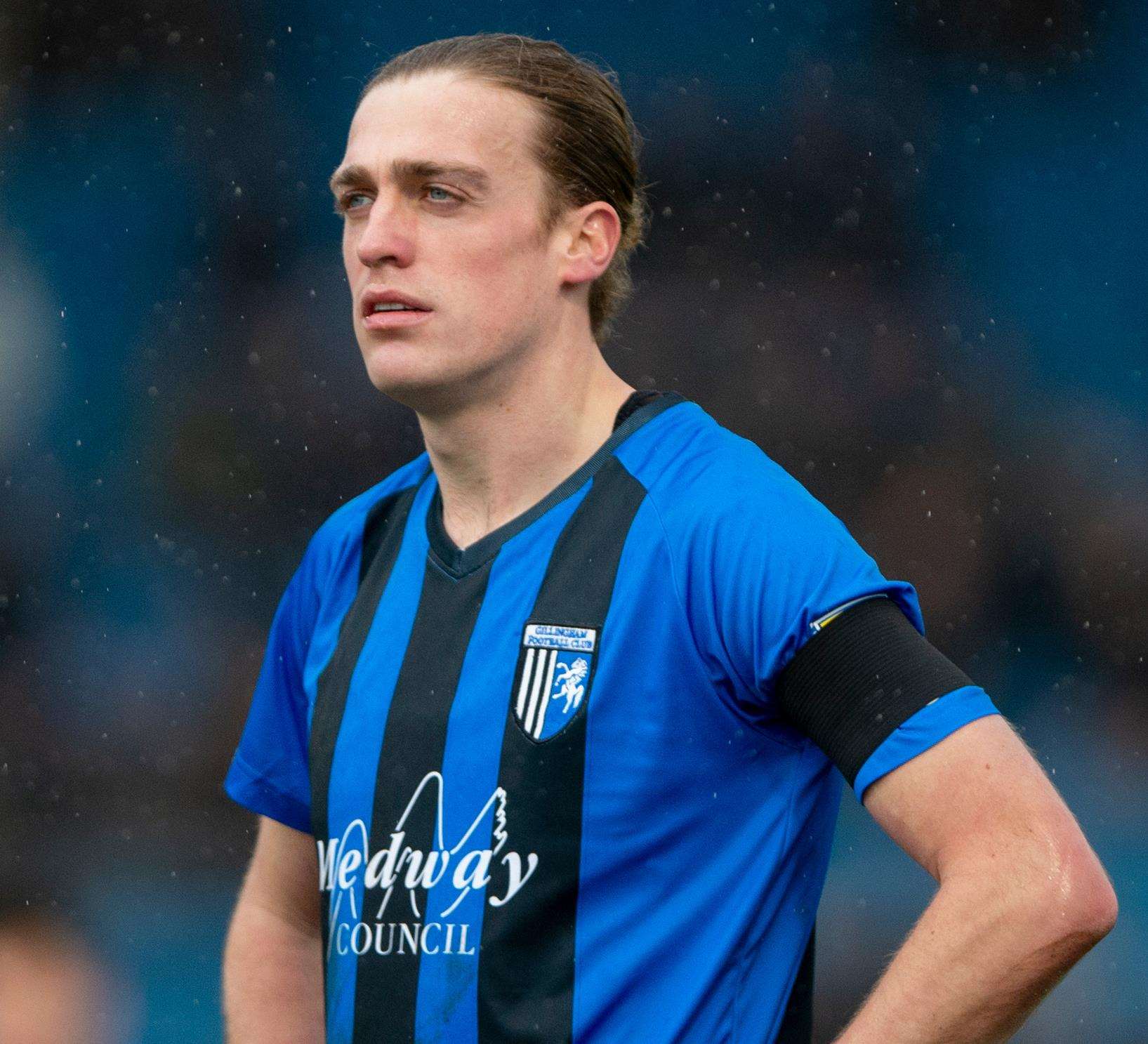 Gillingham striker Tom Eaves Picture: Ady Kerry