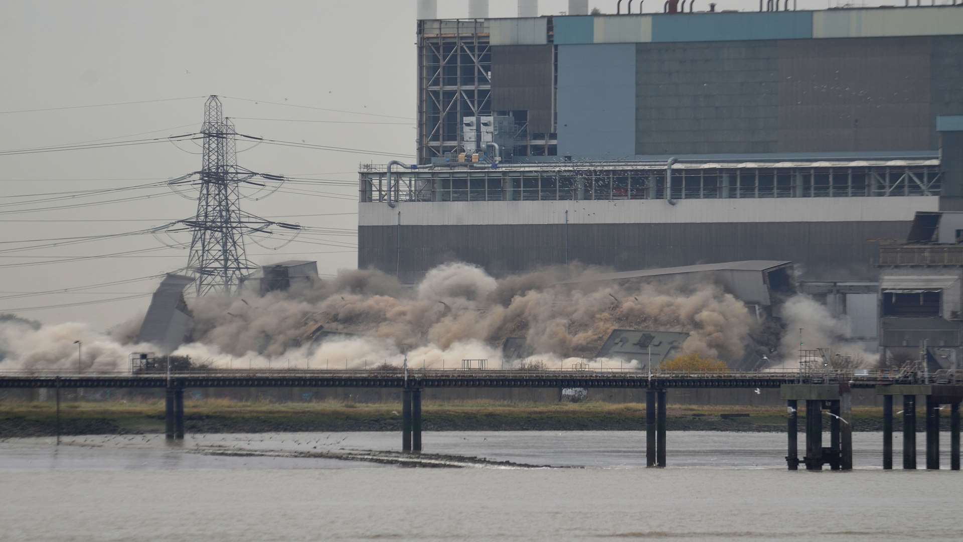 The last demolition in November. Picture: Jason Arthur