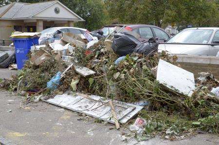 Fly-tipped rubbish in Hare Street, Sheerness