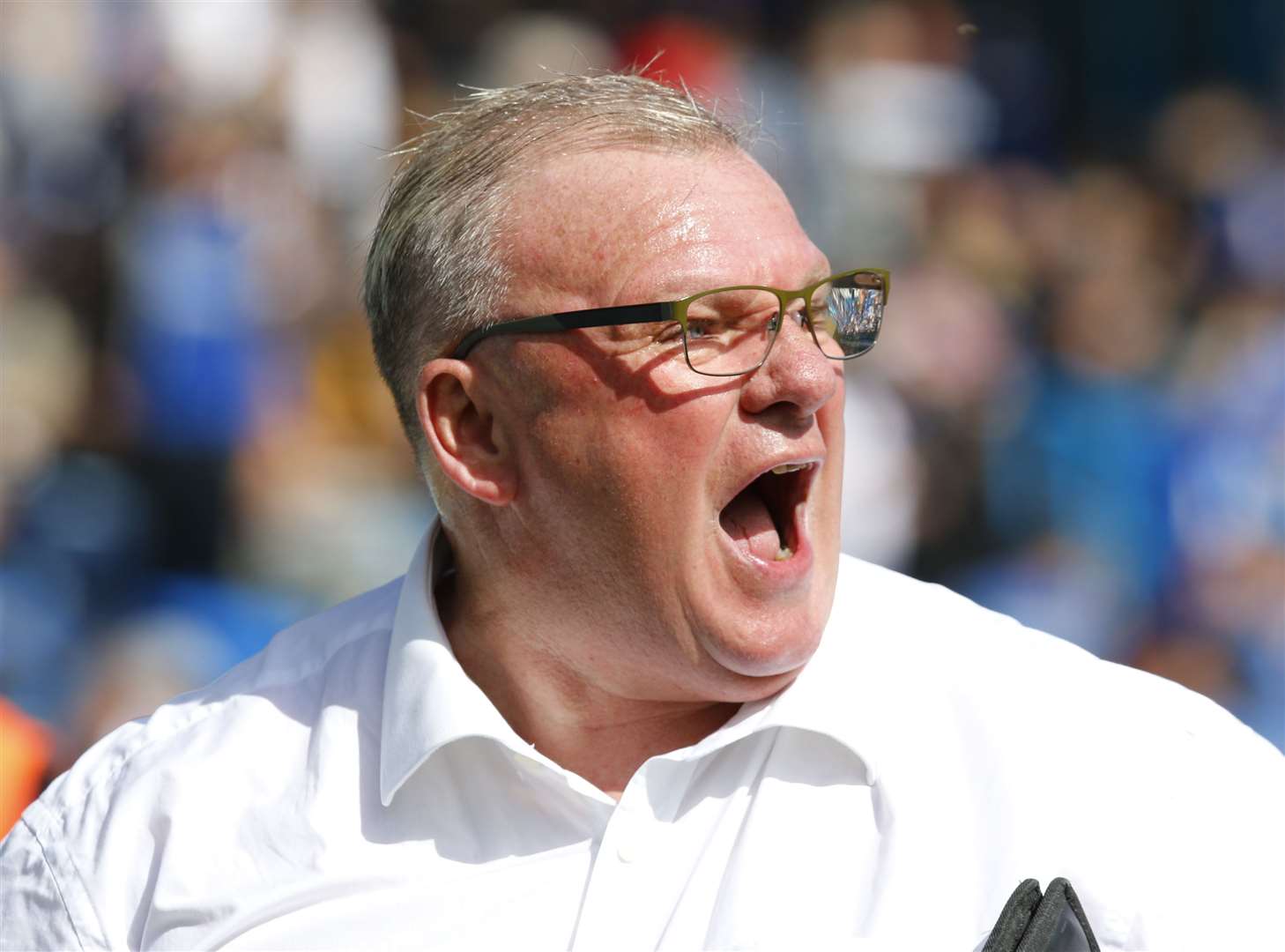 Gills boss Steve Evans Picture: Andy Jones