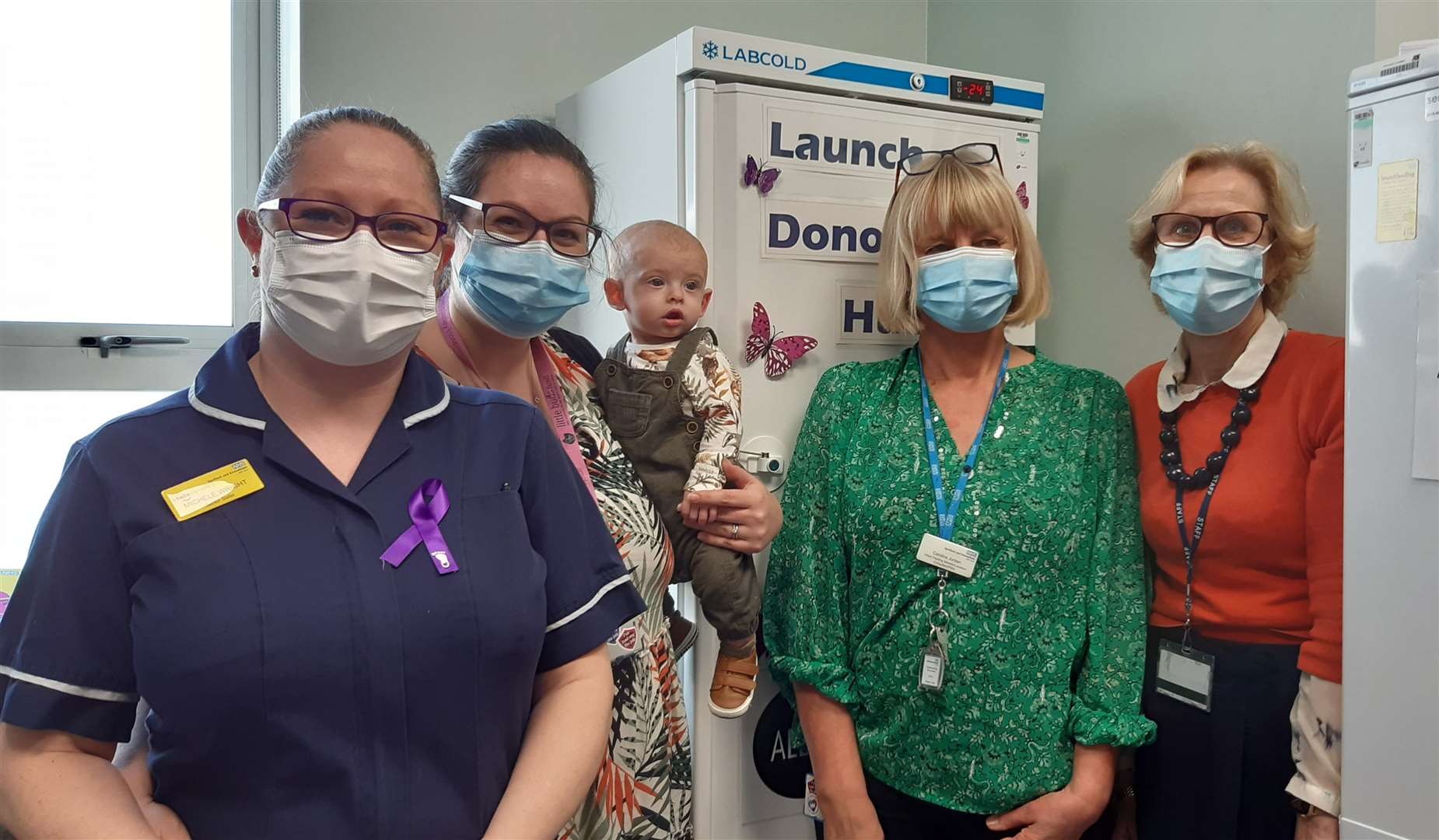 A milk bank for mums struggling to feed their babies opened at the hospital. Picture: Dartford and Gravesham NHS Trust