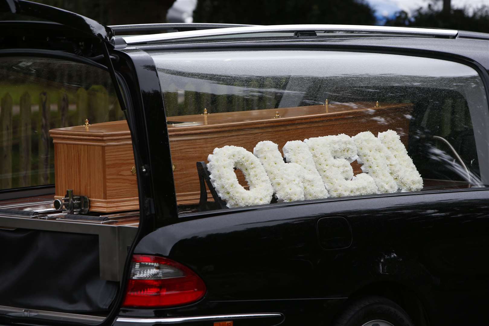 Hundreds attended the teenager's funeral earlier this year. Picture: Andy Jones