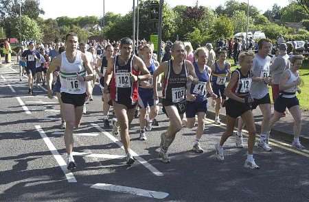 The start of last year's event. Picture: MATT READING