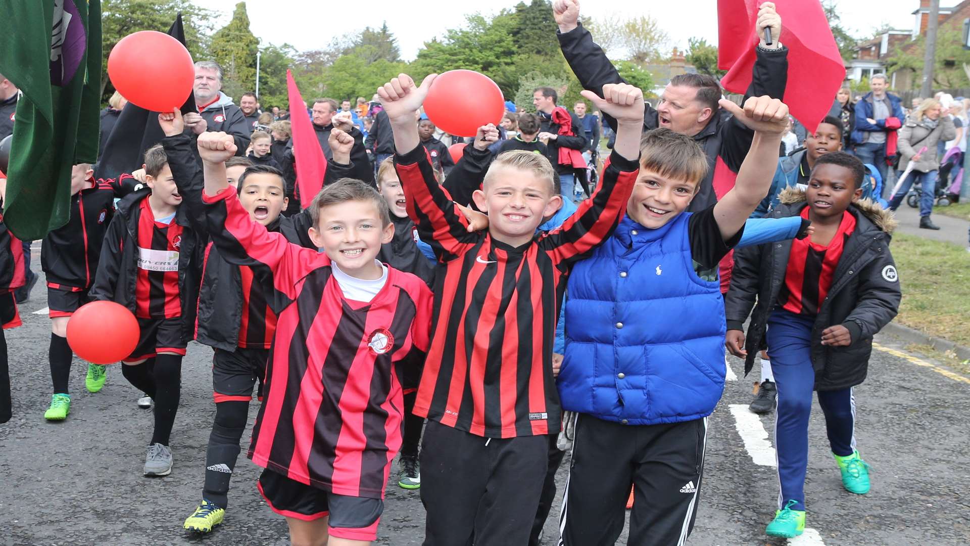 Youngsters from Meopham Colts. Picture: John Westhrop