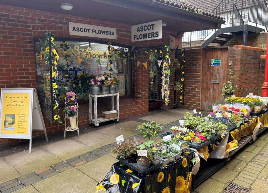 Caroline Cobb runs Ascot florists at the shopping centre