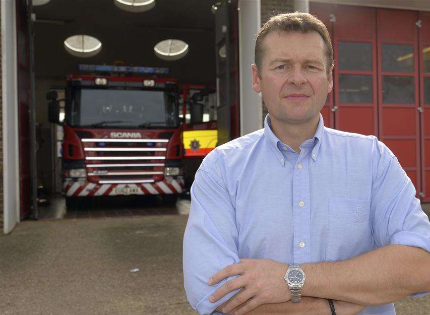 Kent Fire Brigade Union secretary Mark Simmons