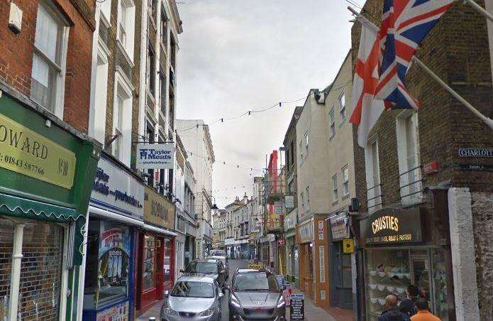 Three women were reportedly assaulted outside a pub in Harbour Street, Ramsgate on Saturday night