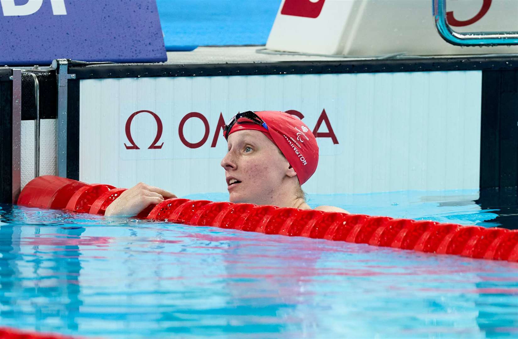 Callie-Ann Warrington set a personal best in the S10 100m freestyle final which earned her fourth place in Paris. Picture: imagecomms