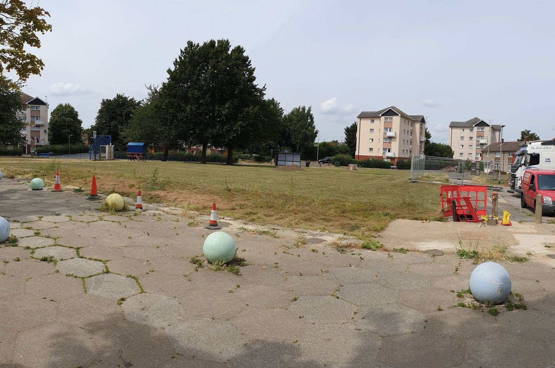The site of the former community centre. Picture: Ellie Crook