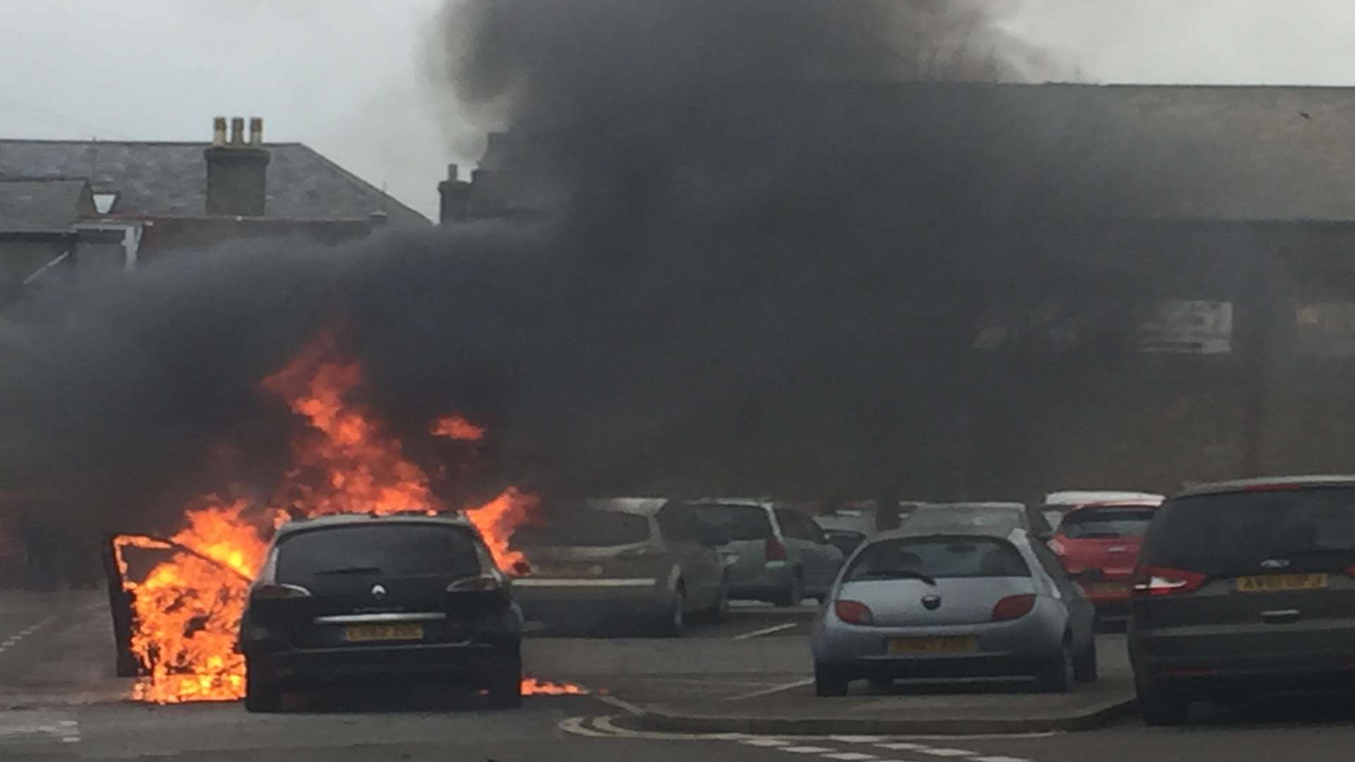 The car was parked in Deal Library car park