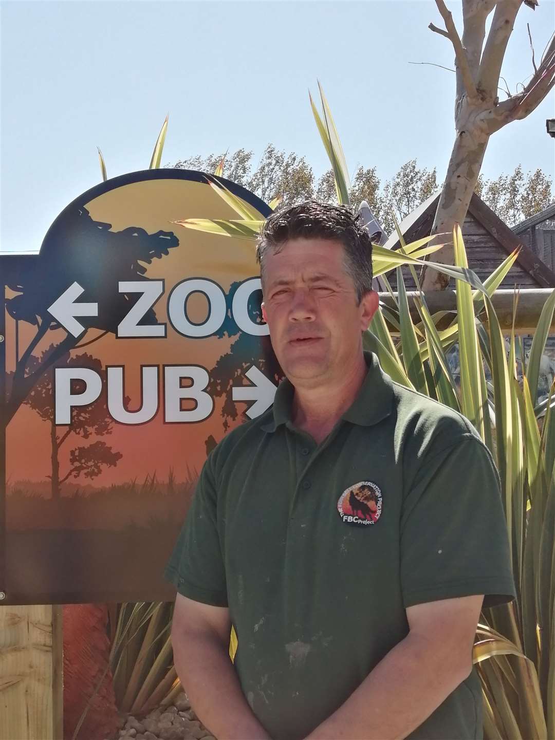 Andy Cowell, owner of The Fenn Bell Zoo and pub in St Mary Hoo, Rochester, thanked the public for the generosity