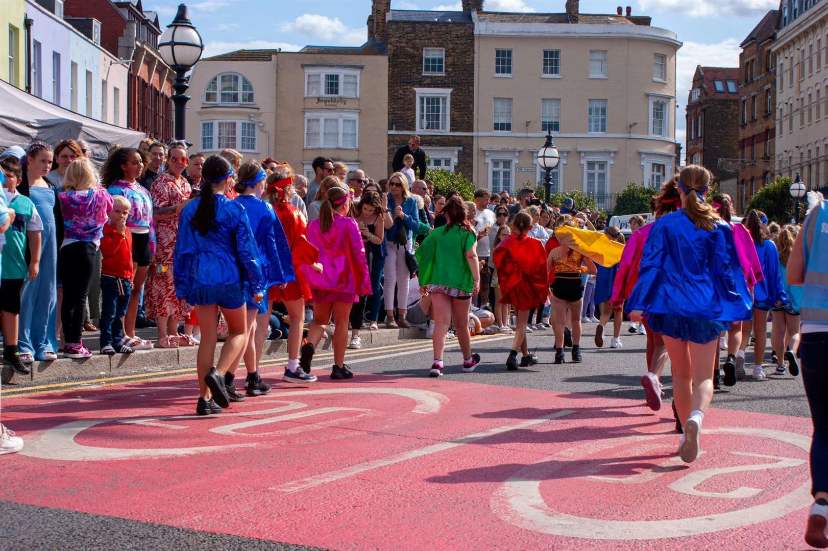 Margate Carnival 2023: A group of young dancers at Margate Carnival