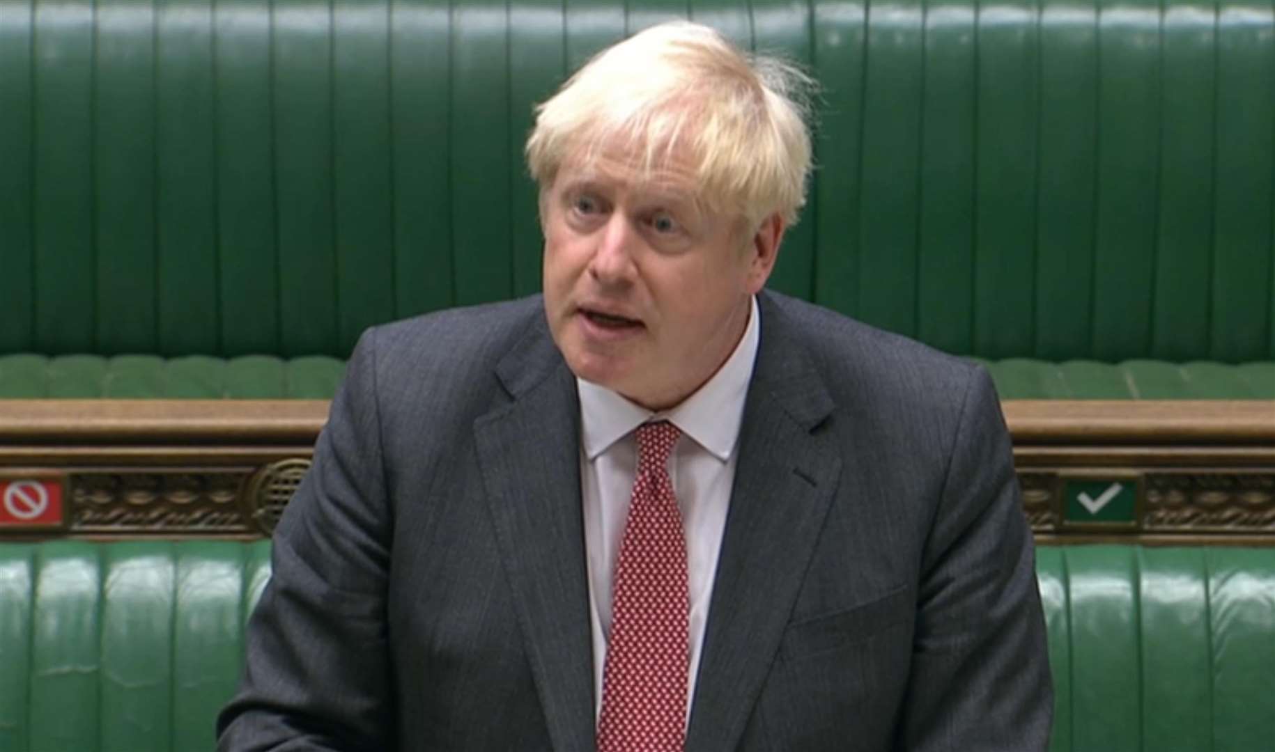 Boris Johnson has said the Bill provides a legal ‘safety net’ (House of Commons/PA)