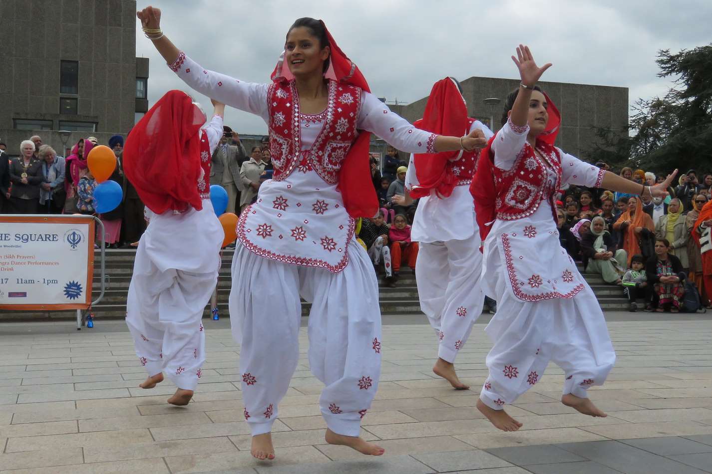 Dancers entertained the crowds this morning. Picture: Gravesham Borough Council