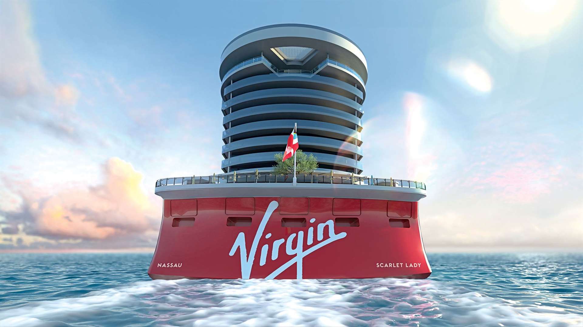 Virgin Voyages' Scarlet Lady's first port of call is Dover Cruise Terminal in February 2020. Picture Virgin Voyages