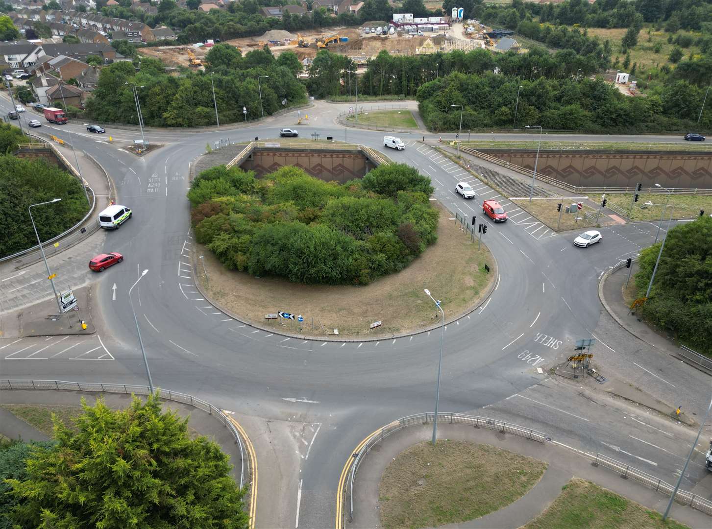 Key Street roundabout in Bobbing. Picture: Barry Goodwin