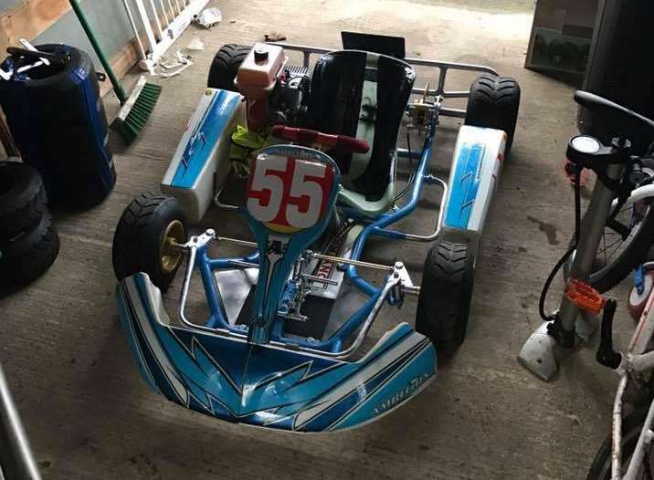 The stolen go-kart