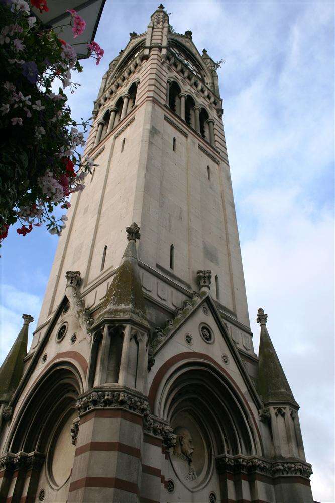 Gravesend's clock tower in Harmer Street