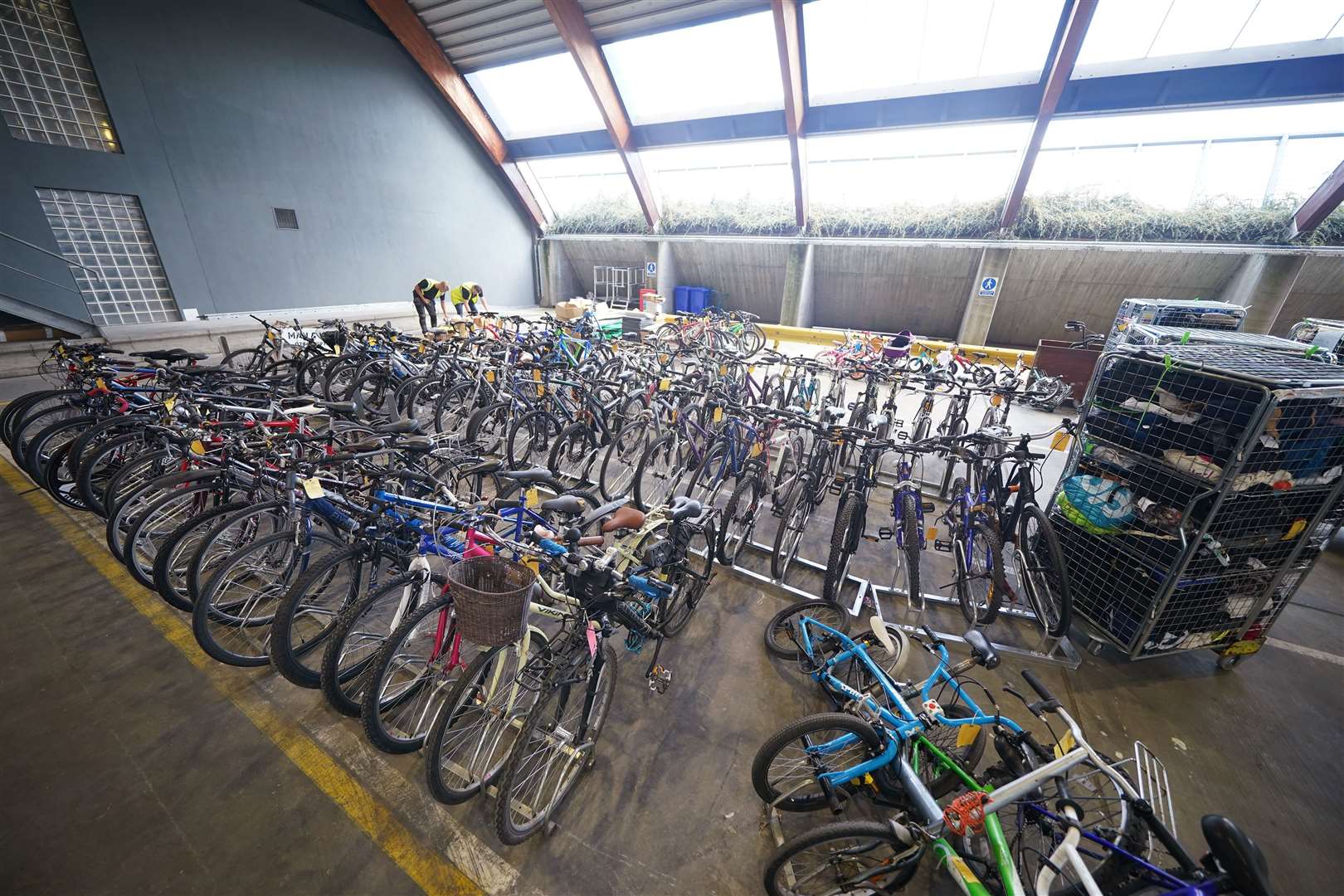 Bicycles are among the items handed in to the office (Yui Mok/PA)