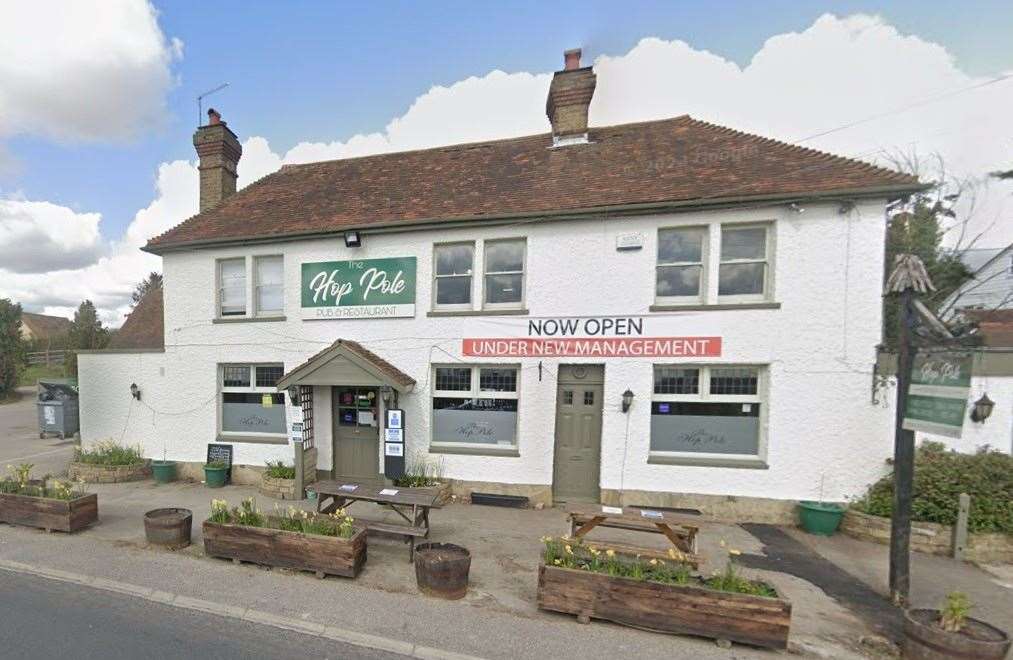 Three men were stabbed at The Hop Pole Inn in Maidstone Road, Nettlestead, near Maidstone. Picture: Google Maps