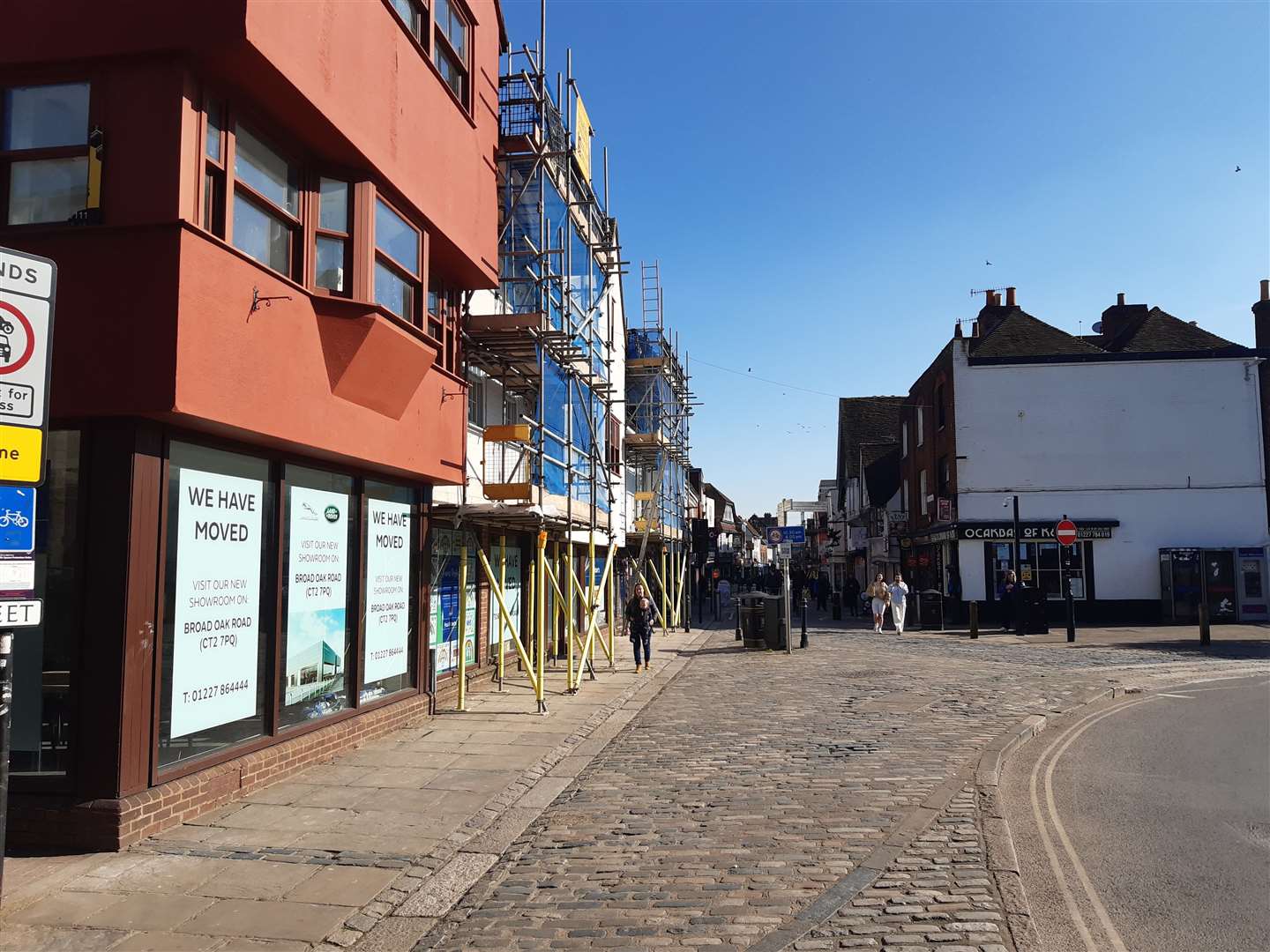 The old showroom is in a prime high street spot