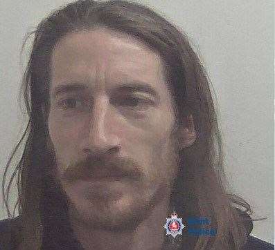 Daniel Nicholson has been seen repeatedly asking shoppers for money. Picture: Kent Police