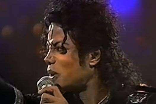 The superstar performing live in London in 1988. Picture: Michael Jackson Live at Wembley DVD/Sony