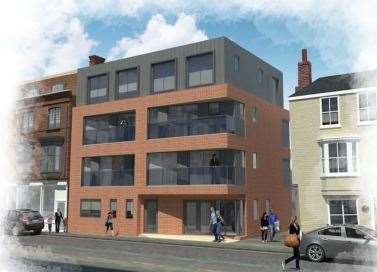 A CGI of the plans for Duke Street, where the sycamore stands. Picture: GDM Architects