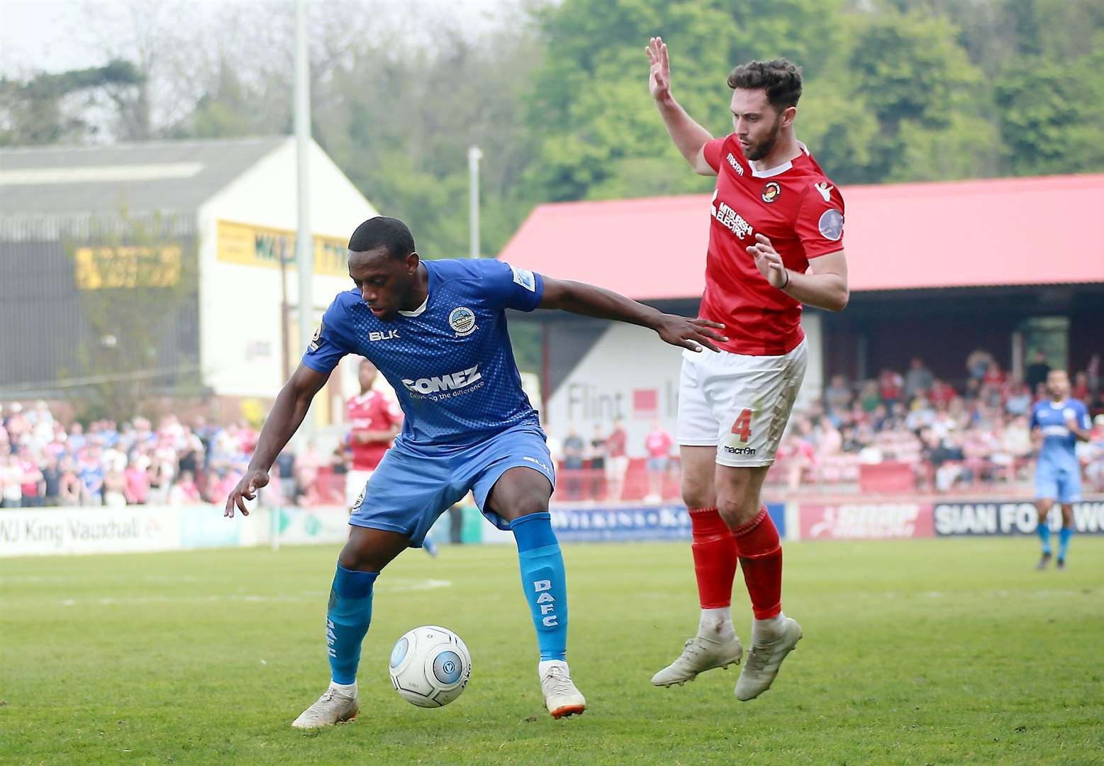 Dean Rance (right) is now Aldershot captain Picture: Phil Lee