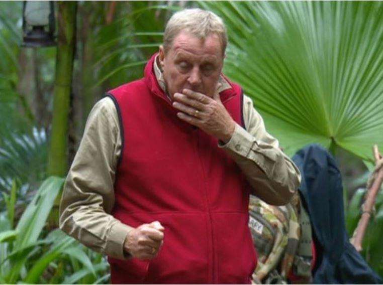 Harry Redknapp in the jungle. Picture: ITV