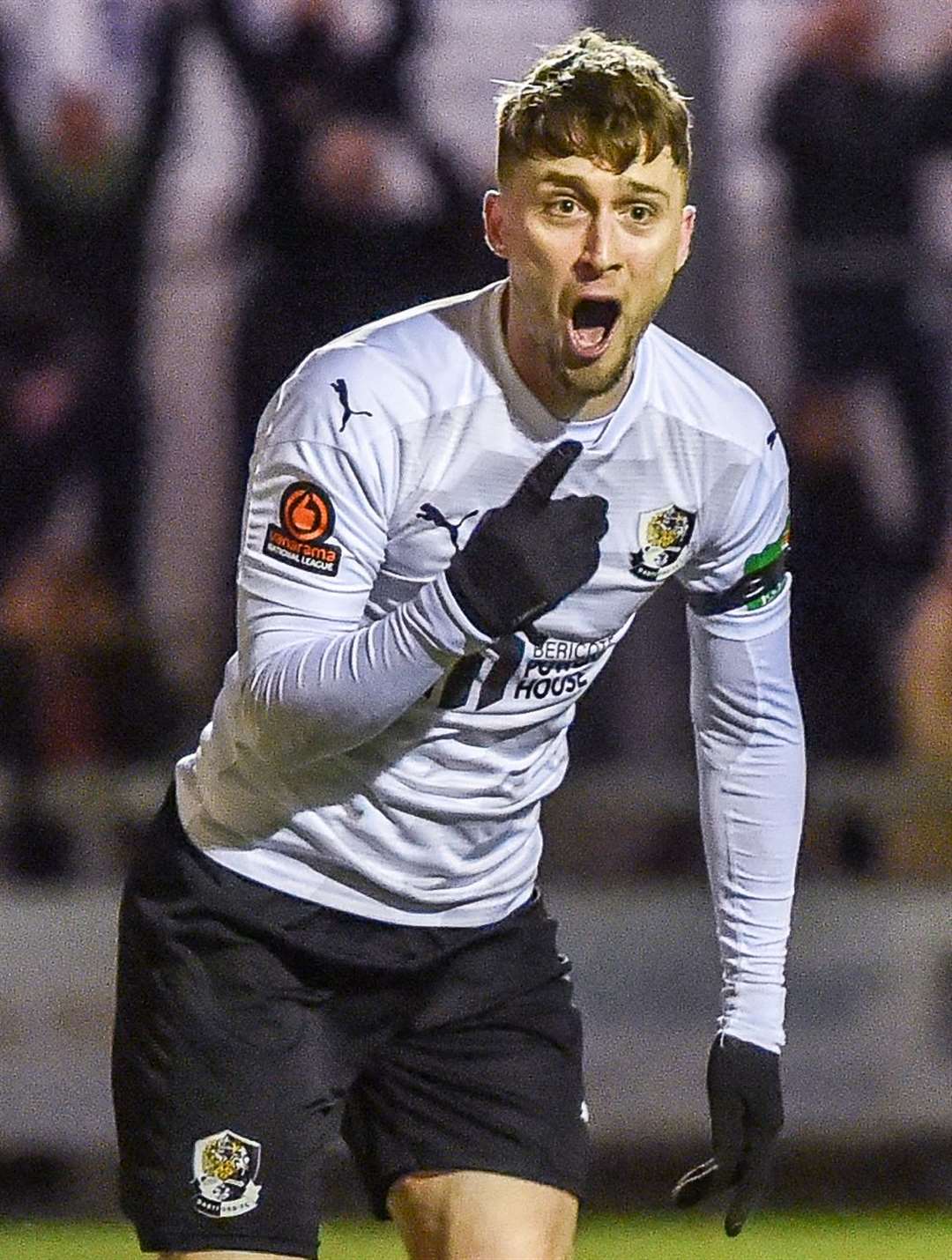 Dartford striker Jake Robinson Picture: Dave Budden