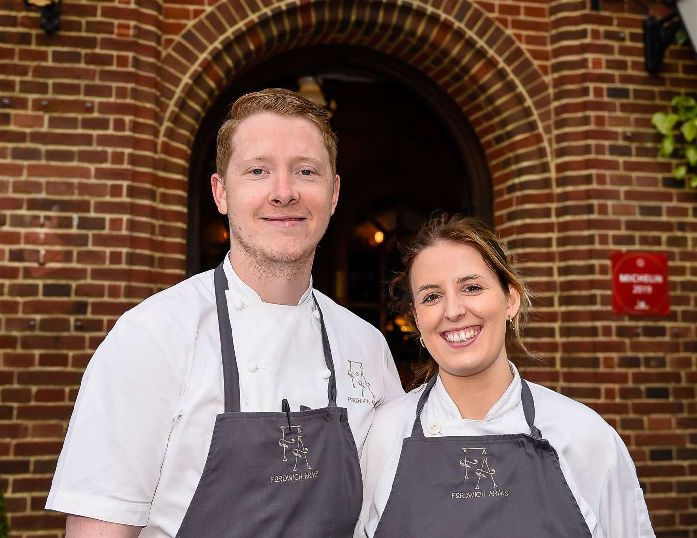 Daniel and Natasha Smith run The Bridge Arms in Bridge near Canterbury, which has just scooped a Michelin star. Picture: Alan Langley