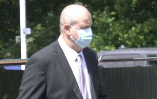 Stewart Powell outside Folkestone Magistrates’ Court