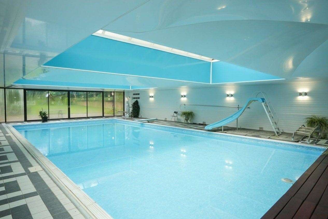 The indoor pool at Oak Manor in Sittingbourne gives you the full spa experience. Picture: Miles and Barr