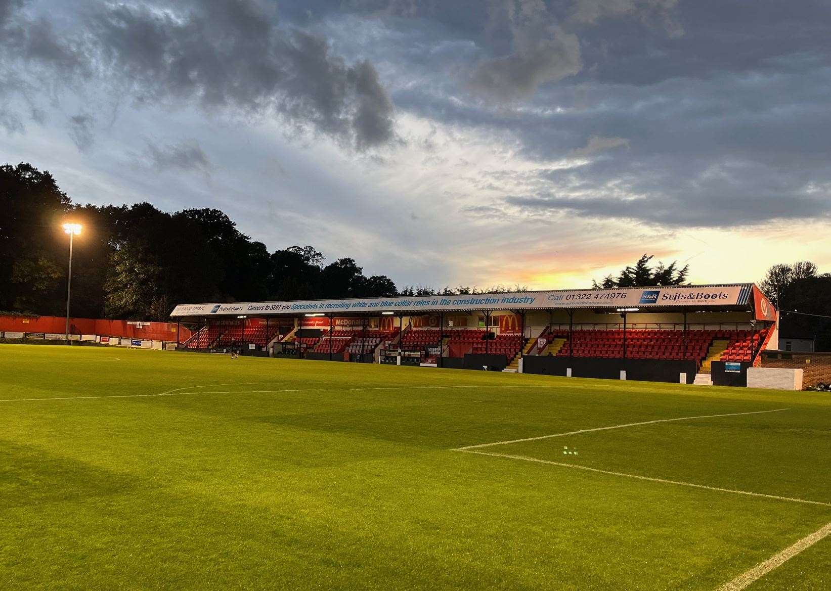 Welling United's Park View Road ground.