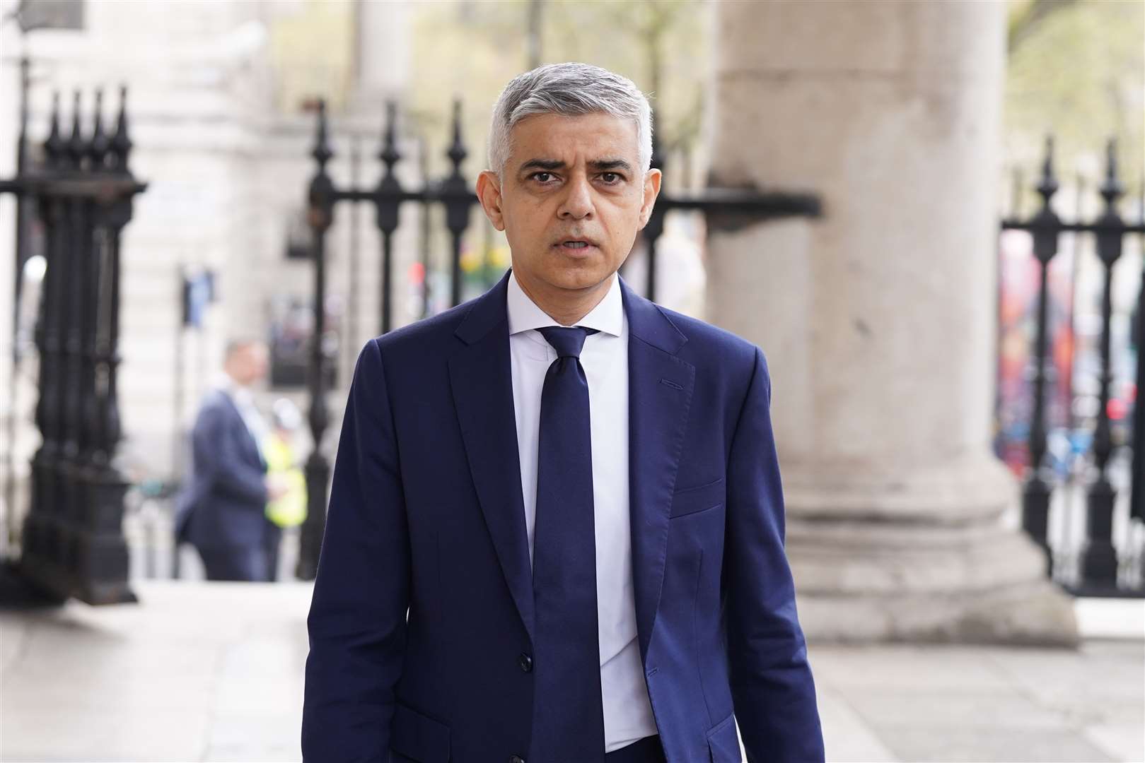 Mayor of London Sadiq Khan attends the memorial (Stefan Rousseau/PA)