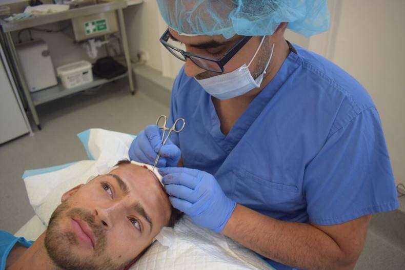 KSL Hair in Maidstone treated former X Factor contestant and I'm A Celebrity... runner up Jake Quickenden